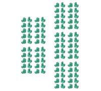 Amosfun 100 Pièces Bornier 2p 5,08mm à Vis pour Câblage de Carte Pcb Vert | Plastique et Fer, Montage Rapide sans Sertissage, pour Armoires de Commande et Mises à Niveau