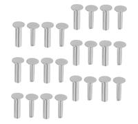 Amosfun 14paires Clou de Fixation pour Manche de Couteau Kit de Rivets Acier Inoxydable Fournitures pour Coutellerie Remplacement de Vis pour Poignée de Couteau Fixations pour Ustensiles
