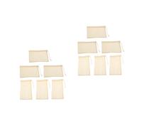Amosfun 2 Ensembles Maille Coton Réutilisables Lot pour Fruits Et Légumes De Rangement Et Respirant pour Cuisine 6 Pièces * 2