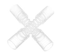 Amosfun 2 pièces Adaptateur de Tuyau de Drainage pour Climatisation Lot pour Raccordement de Tuyau Souple Transparent Compatible avec Systèmes de Climatisation Central et Murales