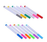 Amosfun 36 Pièces Marqueurs à Craie Liquide 12 Couleurs en Plastique | Tableau Noir et Tableau à Craie, Usage Enseignement et Croquis, Design Portable, Lavables