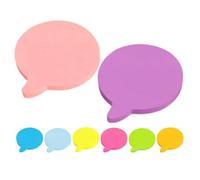 Amosfun 8 Pièces Blocs-notes Adhésifs Colorés Réutilisables | Papier Autocollant, Usage Multi Fonctionnel, Forme Unique, Style Coloré et Amusant, Notes Pratiques