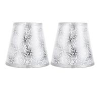 Amosfun Abat-Jour Carré 5.51X5.51X10.24 Pouces Pour Lampe Murale Et Lampadaire Intérieur Couvre-Lampe En Tissu Simple Élégant Lot De 2 Pour Décoration Maison