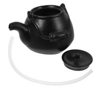 Amosfun Accessoire Cascade en Céramique Noir 1 Pc, Fontaine D’étang pour Jardin et Bassin, Effet Cascade Serein, Décor Paysage Intérieur et Extérieur