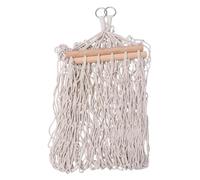 Amosfun Balançoire Hamac Légère en Corde de Coton avec Barre en Bois