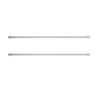 Amosfun Barre de Séparation en Alliage D'aluminium 8mm Argenté pour Meuble Vin, Support Robuste et Rangement Optimisé pour Livres et Magazines au Bureau à Domicile