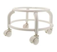 Amosfun Base de Tabouret Pivotant Silencieux à roulettes, Châssis Métal | Cadre sans Siège, Alliage Robuste, Montage Facile, Support Stable pour Salons, Bureaux et Chaînes D’assemblage