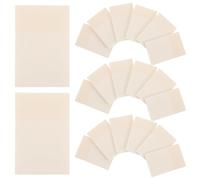 Amosfun Bloc-notes Autocollant Transparent Pet, 20 Feuilles Imperméables Faciles à Déchirer, pour Prise de Notes, Carnets et Apprentissage