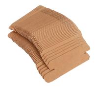 Amosfun Boîtes en Papier Kraft Petite Boîte en Carton Lot de 50 pour Emballage pour Rouge à Lèvres et Gloss