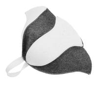 Amosfun Bonnet de Bain pour Sauna en Fibre Chimique de Laine, Confortable | Absorbant D'eau, Design Pratique, pour Bain et Sauna, Protège la Tête des Surchauffes