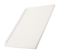 Amosfun Cahier à Spirale Carnet de Notes Papier Blanc A5 à Grille, Portable, pour Étudiants et Employés de Bureau