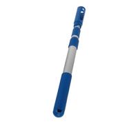 Amosfun Canne D'aluminium en Sections Alliage Piscine 3 Télescopique pour Bleu, Résistante Légère et Épuisette et Sauvetage