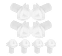 Amosfun Clips de Connexion pour Armoire Lot de 8 en Résine, Connecteurs Modulaires pour Étagères Fil Métallique, Accessoires Universels pour Rangement Cube Modulable, Fixation Stable pour