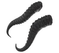 Amosfun Cornes de Bandeau DIY en Plastique Noir de Cornes D'antilope, Accessoire Unique pour Cosplay et Décoration de Déguisement Halloween