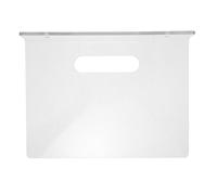 Amosfun Étagère Murale Installation Facile sans Perçage de L en Acrylique Transparent avec Trou pour Câble Design Moderne Minimaliste pour Salons et Dortoirs