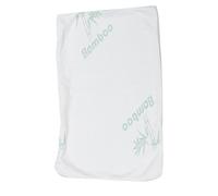 Amosfun Housse d'oreiller Cervical 60x40x14 cm en Fibre de Bambou, Taie de Rechange pour Coussin Ergonomique à Mémoire de Forme, Enveloppe Respirante et Douce pour Sommeil Réparateur, Blanc