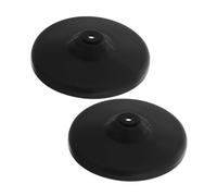 Amosfun Lot de 2 Boutons de Couvercle de Pot en Caoutchouc Noir avec Fonction Protectrice pour Brûleurs de Cuisinière à Gaz, Accessoires Polyvalents pour Usage la Cuisine