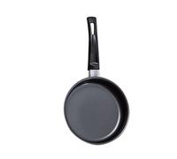 Amosfun Mini Poêle à Œufs Induction Antiadhésive en Métal Noir Revêtement Résistant la Chaleur, Poignée Sûre, Usage Domestique ou Professionnel