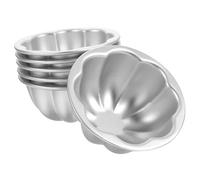 Amosfun Moules À Muffins Multi-usages Pour La Cuisson À La Vapeur Moules De Cuisson En Métal Pour Pouding Cup Cake