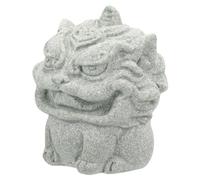 Amosfun Ornement Décoration Chinois Figurine Kylin Figurine d'animaux Pi Yao Ornement De Statue De Kylin Statue De Jardin De Bouddha Aquarium Grès Vert