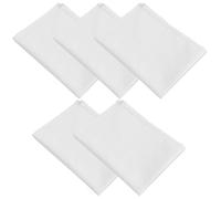 Amosfun Paquet d'emballage en Plastique Blanc Imperméables en PP Lot de 5 Résistants pour Protection Anti-inondation et Évitant Les Fuites Latérales, pour Usage Domestique
