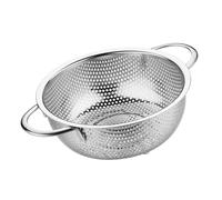 Amosfun Passoire en Acier Inoxydable 25,8 Cm à Double Poignée, Panier à Passoire Fine pour Fruits, Légumes et Pâtes, Filtre la Cuisine Inox pour Lavage, Rinçage et Égouttage Rapide