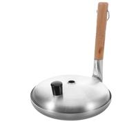 Amosfun Poêle à Omelette Japonaise Argenté, Antiadhésive, Poignée Verticale | Cuiseur Oeuf Brouillé, Poêle Japonaise Oyakodon, Pocheuse à Oeufs, pour Omurice et Pancakes