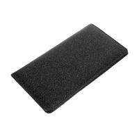 Amosfun Porte-documents Voiture Cuir Pu Paillettes, Étui Protection Assurance et Carte Grise, Format Portefeuille Fin Noir, Organisateur Papier Automobile, Accessoires Intérieur Voiture