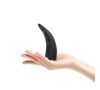 Amosfun Serrage-tête Cornes de Taureau Noir en Plastique, 1 Paire, Accessoire Halloween Unique et Résistant pour Carnaval et Photographie