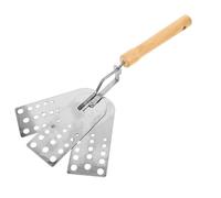 Amosfun Spatule à steak en acier inoxydable, spatule à crêpes, à steak, à hamburger pour barbecue, ustensile de barbecue résistant à la chaleur