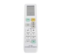 Amosfun Télécommande Multi-modèles pour Climatiseur Portable en Plastique Blanc Interface Intuitive, Contrôleur de Climatisation Multimarque pour Fête Estivale la Maison Bureau