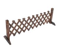 Amosfun Treillis Extensible en Bois pour Plantes Grimpantes, Barrière Décorative Rétractable, Facile à Ranger, pour Balcon et Jardin Extérieur