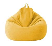 AMOUNE Housse de pouf poire - Uniquement Sans Garnissage avec Fermeture éclair pour adultes, Enfants et adolescents - 80x90cm