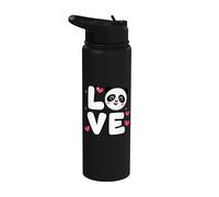Amoureux des pandas, gardiens de zoo, animaux mignons, adolescentes, femmes Stainless Steel Insulated Water Bottle