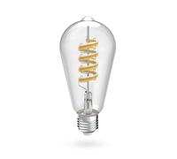 Amp. LED intel., Matter, E27, rétro, filam. ST64, RVBB, var., av. app.