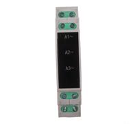 Ampèremètre à affichage numérique pour systèmes électriques triphasés, modèle de rail portable avec montage sur rail DIN et lecture LED claire pour usage industriel