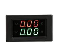 Ampèremètre à Double Affichage Voltmètre 20A VA DC 0~100V Ampèremètre de Tension intégré