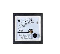 Ampèremètre AC 40/50/75/100/200/300/5A, voltmètre à pointeur 450V 45 * 45 48(AC 250V)