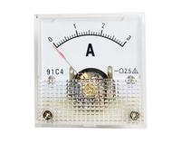 Ampèremètre analogique 91C4 DC 1A 2A 3A 5A 10A 20A 30A 50A 100A 200A 300A 500A, panneau, pointeur mécanique, Type ampèremètre, compteur de courant(3A)