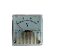 Ampèremètre analogique 91C4 DC, 1mA, 5mA, 10mA, 30mA, 1A, 2A, 3A, 5A, 10A, 20A, 30A, 50A, panneau, pointeur mécanique, Type ampèremètre, compteur de courant(0-2A)
