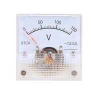 Ampèremètre cc 91C4, ampèremètre 1/2/3/5/10/20/30/50/100/200, voltmètre AV, panneau analogique, pointeur mécanique, ampèremètre 91C4