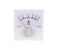 Ampèremètre de tension, testeur de courant, pointeur analogique, ammètre de panneau, AC 150-300V DC 10-250V DC 5-75A(Pink)