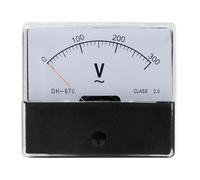 Ampèremètre, Voltmètre analogique à cadran DH670 AC 5-500V (1 pièce)(30V)