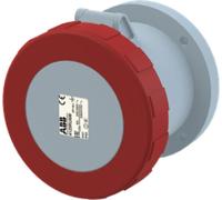 Amphenol 125 ampères CEE prise encastrée 5 pôles (3P+N+PE) femelle, codage 6h rouge 200/346V à 240/415V fréquence 50