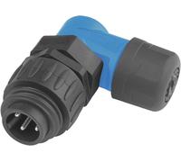 Amphenol C016 30K006 100 10 Cosse cylindrique mâle mâle, coudé Nombre total de pôles: 6 + PE Série (connecteur rond): C016 1 pc(s)