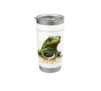 Amphibien du Territoire de Géorgie La grenouille arboricole verte Gobelet isotherme en acier inoxydable double paroi