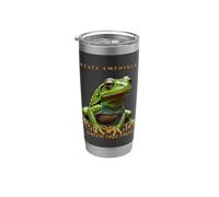 Amphibien du Territoire de Géorgie La grenouille arboricole verte Gobelet isotherme en acier inoxydable double paroi