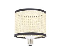 Xanlite Ampoule Abat-Jour Bambou Filament LED, culot E27, 210 Lumens, conso 3.5W, 3000 Kelvin, Blanc chaud
