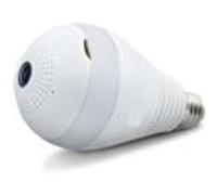 Ampoule Caméra Ip Panoramique A 360 Degrées Connectée Android iOs E27 Wifi + SD 16Go