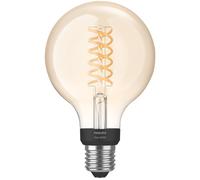 Ampoule connectée Philips Hue E27 globe LED 550lm 7W 2100 K